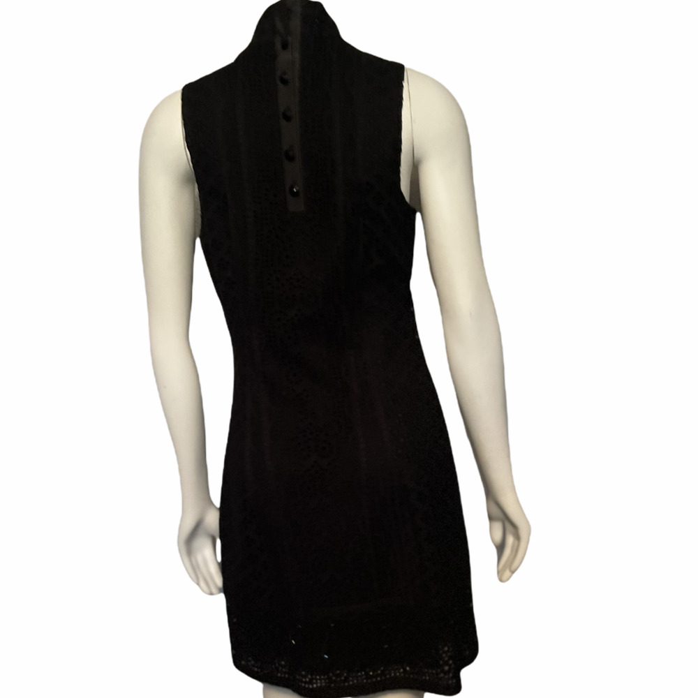 Plenty by Tracy Reece black sleeveless dress s 6, wedding guest, party, cotton - Picture 6 of 8